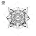 SHAPES, LINES AND POINTS  tattoo design idea