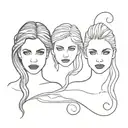 Vampire diaries tattoo design idea