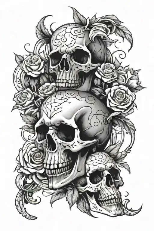 memento mori memento vivere tattoo design idea