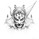 jester  tattoo design idea