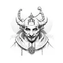 jester  tattoo design idea