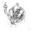 jester  tattoo design idea