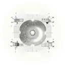 Illustration of a microscope revealing a hidden celestial scene tattoo design idea