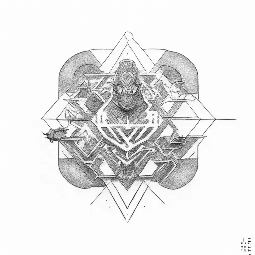 Strange Deja Vu tattoo design idea