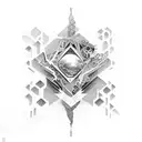 Strange Deja Vu tattoo design idea