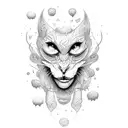 Strange Deja Vu tattoo design idea