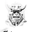 hellboy tattoo design idea