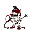 hellboy tattoo design idea