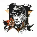 avicii edm music tattoo design idea