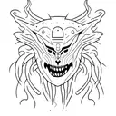 skinwalker tattoo design idea