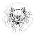 skinwalker tattoo design idea