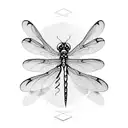 Dragonfly tattoo design idea
