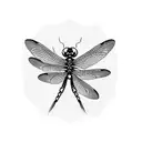 Dragonfly tattoo design idea