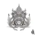 claddagh ring tattoo design idea