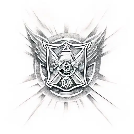 Caballeros templarios tattoo design idea