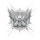 Caballeros templarios tattoo design idea