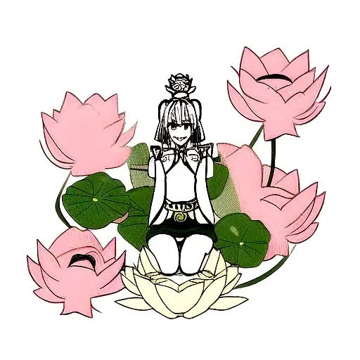 Lotus Flower tattoo design idea