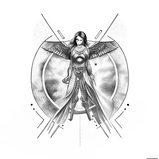 the story of Icarus tattoo design idea