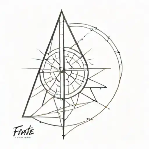 sundial tattoo design idea