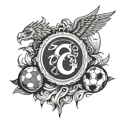 galatasaray football tatto tattoo design idea