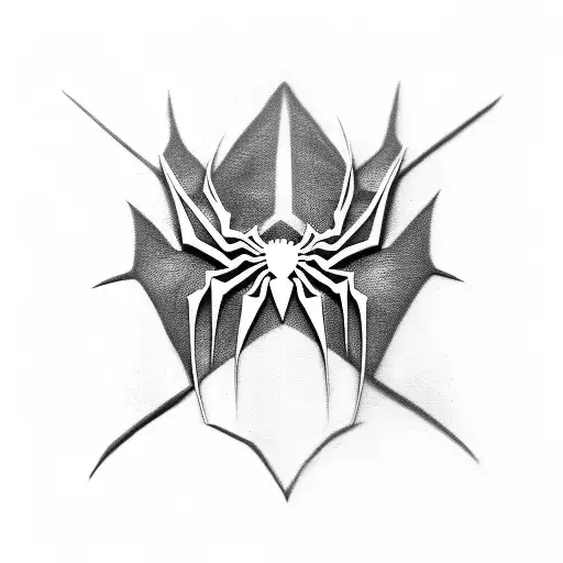 spiderman´s spider from earth 42 tattoo design idea