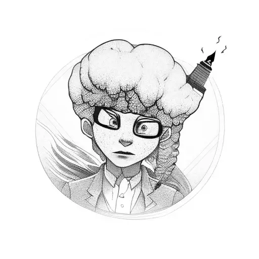 negawatt market text with its meme picture tattoo design idea