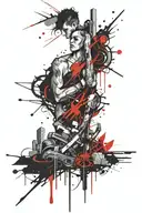 graffiti style tattoo tattoo design idea