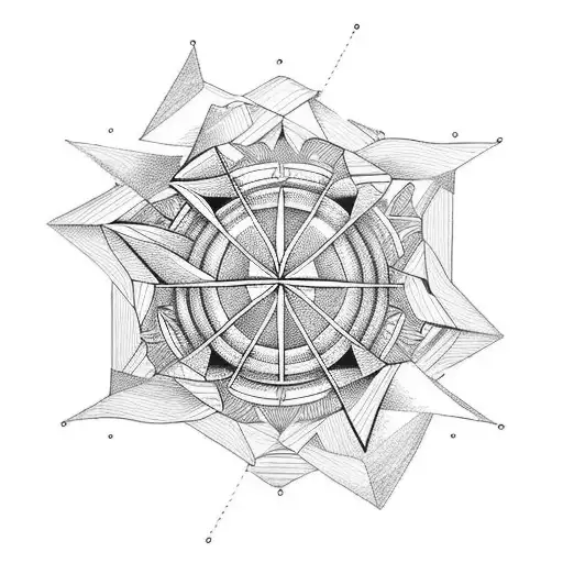nautical star tattoo design idea