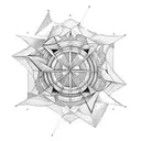 nautical star tattoo design idea