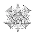 nautical star tattoo design idea