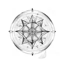 nautical star tattoo design idea