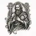 Saint Jude Thaddeus blessed tattoo design idea