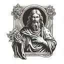 Saint Jude Thaddeus blessed tattoo design idea