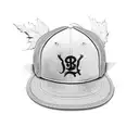baseball cap tattoo design idea
