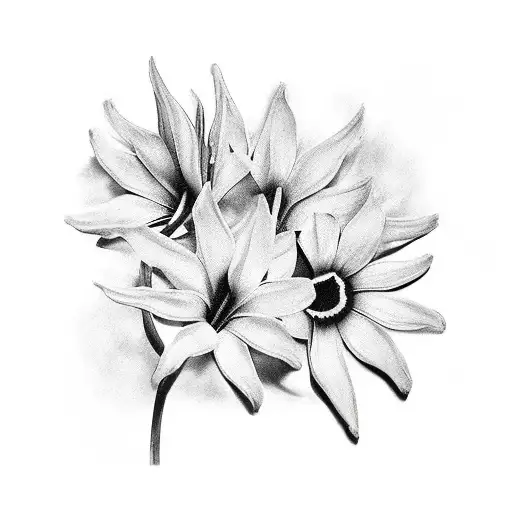 strelitzia tattoo design idea