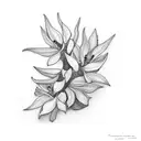 strelitzia tattoo design idea