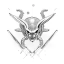 Dragonlike Xenomorph tattoo design idea