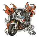 BMW M logo tattoo design idea