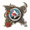 BMW M logo tattoo design idea