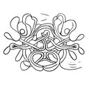 mar conchas tattoo design idea
