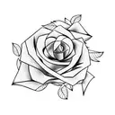  roses tattoo design idea