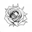  roses tattoo design idea