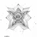 MIDA'S STAR tattoo design idea