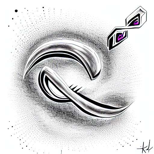 Infinity Symbol with text Lea Raphael tattoo design idea