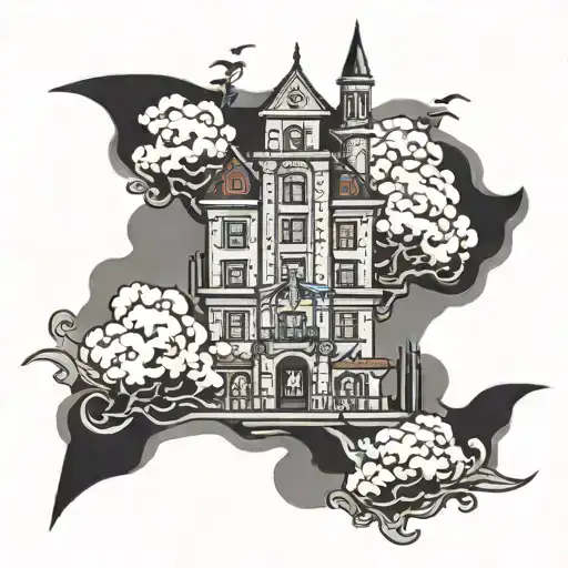 skyscraper tattoo design idea