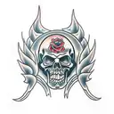 Grim Reaper tattoo design idea