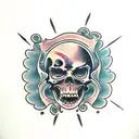 Grim Reaper tattoo design idea