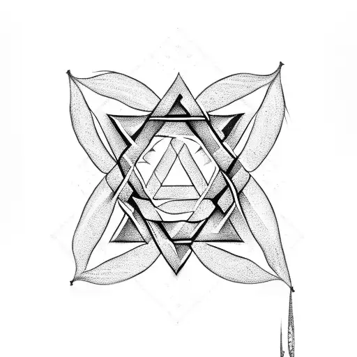 Star of David  tattoo design idea