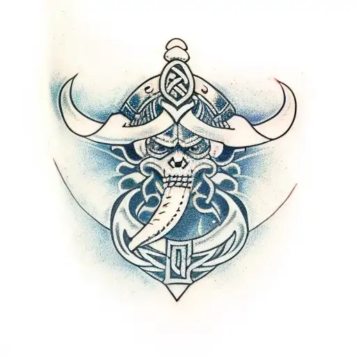 Viking Jormungand  tattoo design idea