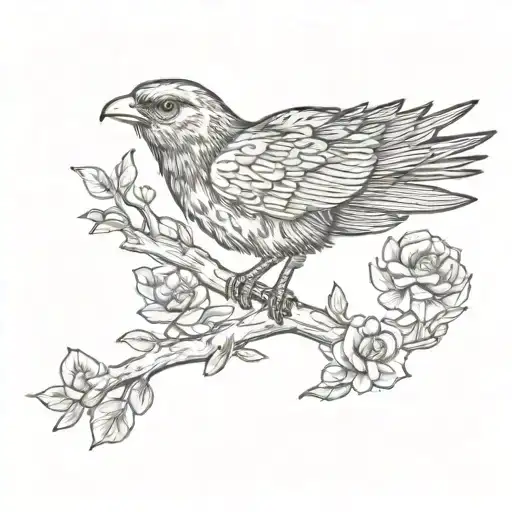 grateful dead bird song tattoo design idea